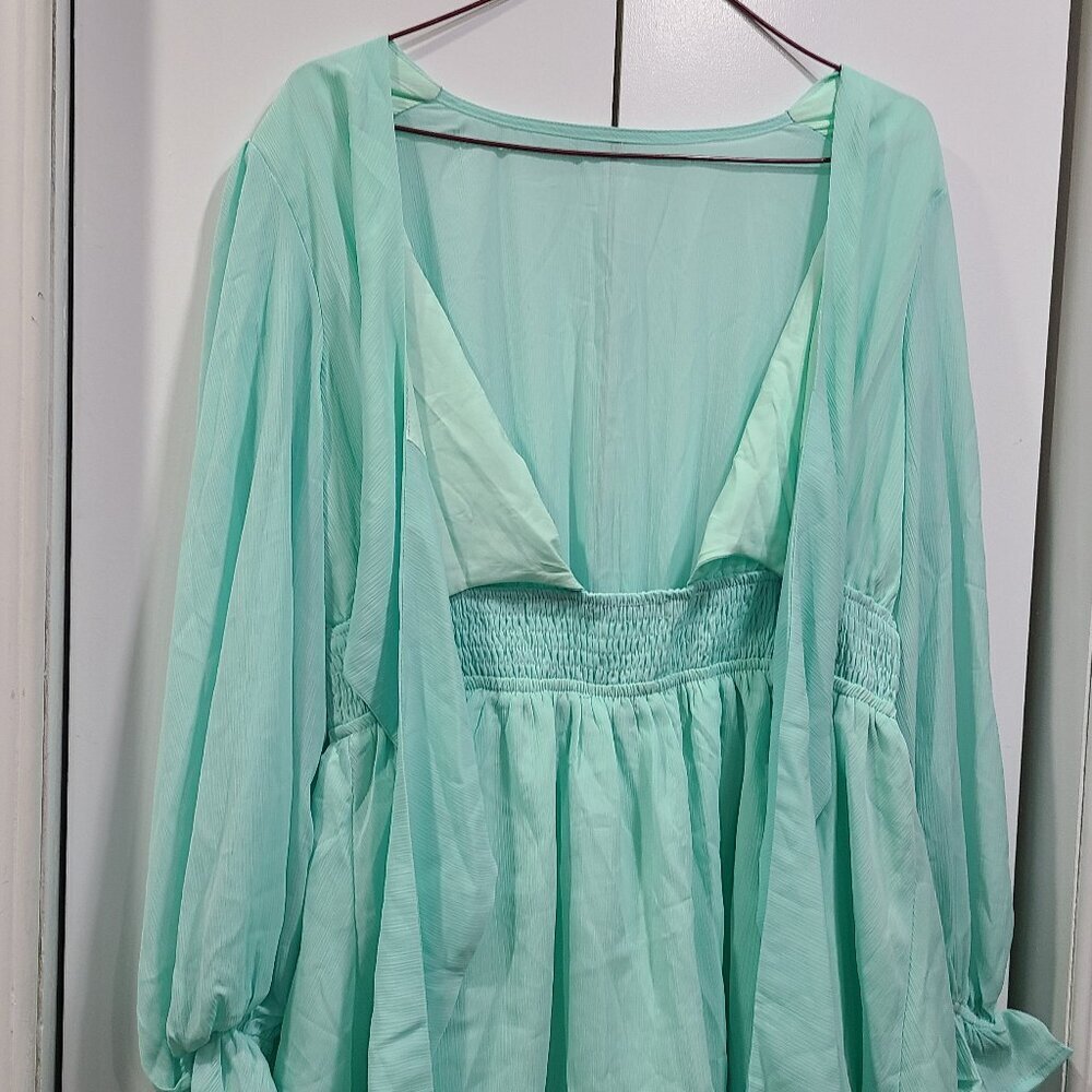 🥵 NWOT dress with ruffle bottom - Picture 4 of 5